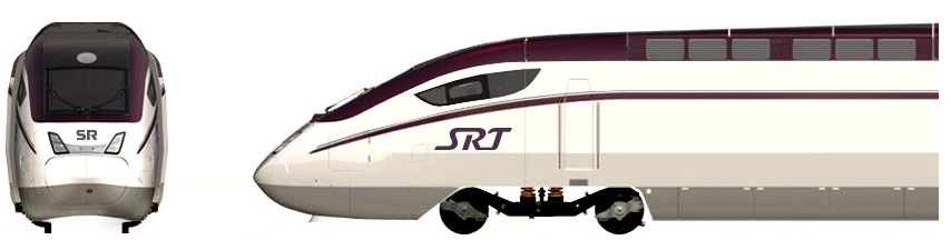 열차 정면, 측면 사진